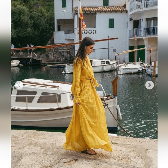 ZARA * Set Maxi Long  Ramie Boho Skirt and Knotted Shirt - Picture 2 of 16